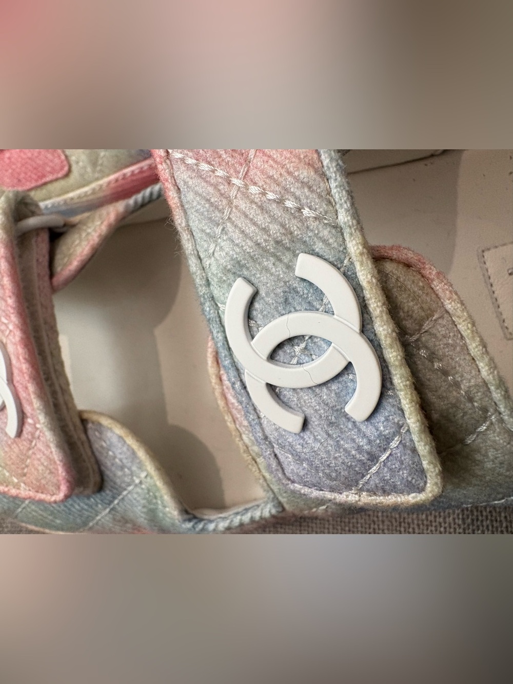 CHANEL Rainbow Dad Sandals - Picture 7 of 16